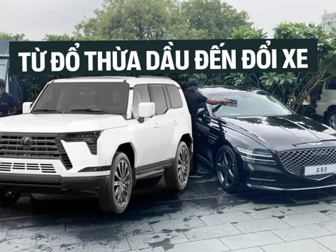 Genesis G80 bị hỏng nặng vì đổ thừa dầu, chủ xe chán đổi chiếc khác vẫn không ưng, quyết lên đời thẳng Lexus GX 550