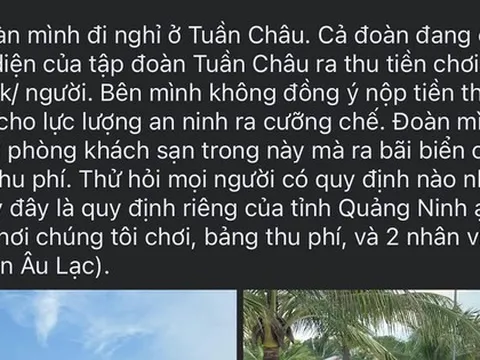 Thu phí team building ở bãi biển Tuần Châu đúng hay sai?