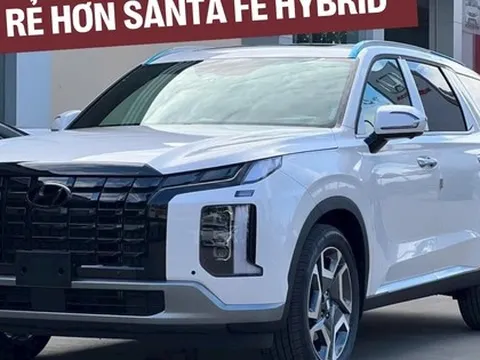 Giảm 120 triệu tại đại lý, giá bán của Hyundai Palisade còn thấp hơn cả 'đàn em' Santa Fe hybrid