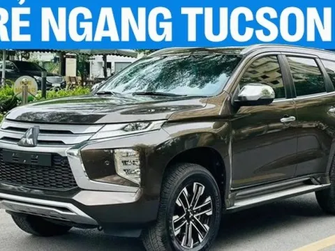 Giá Mitsubishi Pajero Sport có 'đáy' mới: Giảm sâu nhất 300 triệu, SUV hạng D nhưng rẻ ngang CX-5, Tucson