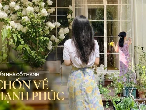 Người phụ nữ mua một căn nhà cũ rộng 60m2 và biến khoảng sân rộng 40m2 thành khu vườn mơ ước, cách trang trí ai nhìn cũng thích mê