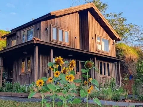 Đôi vợ chồng 9x "hô biến" mảnh đất bỏ trống thành căn nhà cổ tích trên thảo nguyên