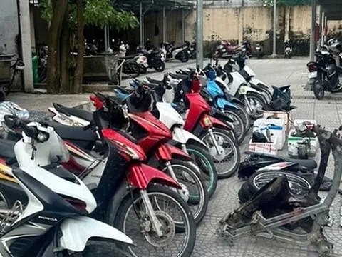 Triệt phá ổ nhóm trộm cắp, tiêu thụ xe gian cực lớn ở Hà Nội