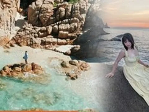 Dậy từ 5 giờ sáng, dè chừng kỹ rắn biển để được chiêm ngưỡng hồ bơi tự nhiên đẹp nhất Việt Nam!