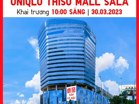 Cửa Hàng UNIQLO THISO MALL SALA Chính Thức Khai Trương Vào Ngày 30 Tháng 03